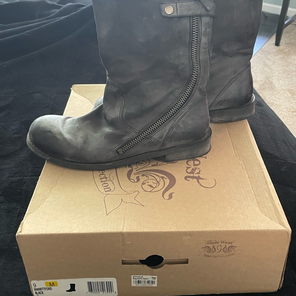Nine West Black Ankle Boots
